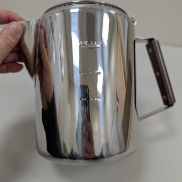 Elegant Silver Coffee Percolator - Picture 4 of 16